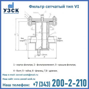 Фильтр сетчатый ФС по Т-ММ-11-2003 в Нижнекамске