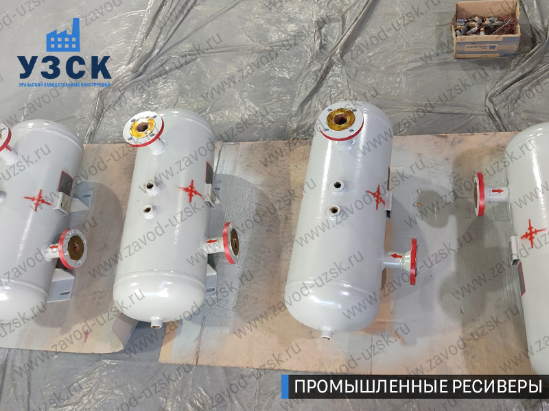 фотография емкостных ресиверов газа Нижнекамск
